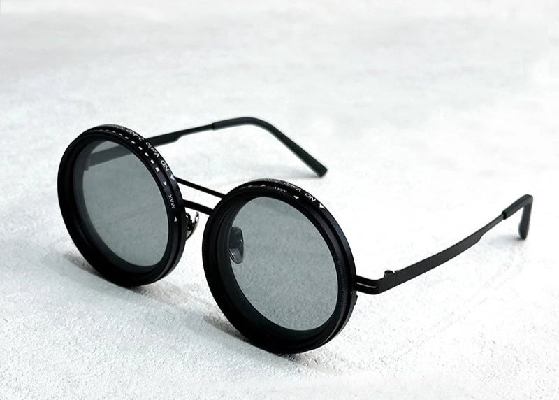 New handmade Camera ND9 adjustable dimming sunglasses fishing filter glasses UV resistant high-definition polarized sunglasses