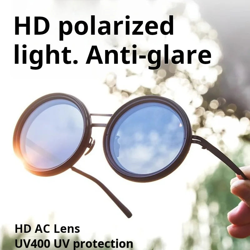 New handmade Camera ND9 adjustable dimming sunglasses fishing filter glasses UV resistant high-definition polarized sunglasses